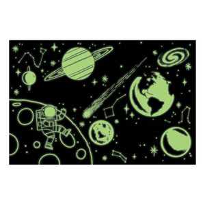Glow In The Dark 100 piece puzzle | Outer Space