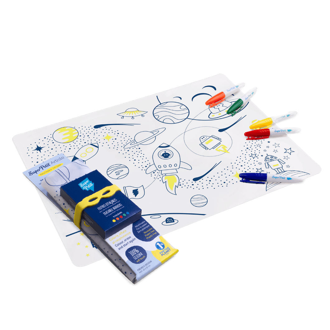 Silicone Colouring Set | Into Space
