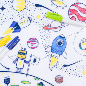 Silicone Colouring Set | Into Space