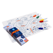 Load image into Gallery viewer, Silicone Colouring Set | Surf Party
